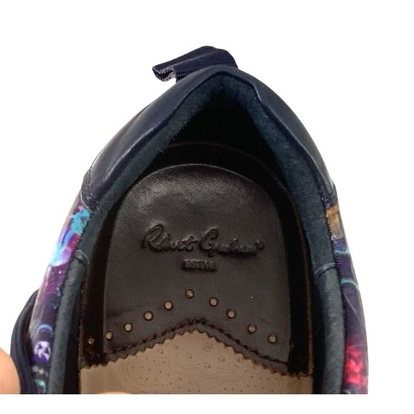 Robert Graham Rider Sneaker Men's Size 11.5 Navy #RG5671L - Picture 8 of 8